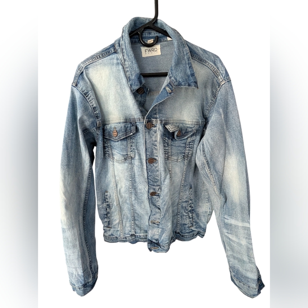 Fwrd Light Wash Denim Jacket